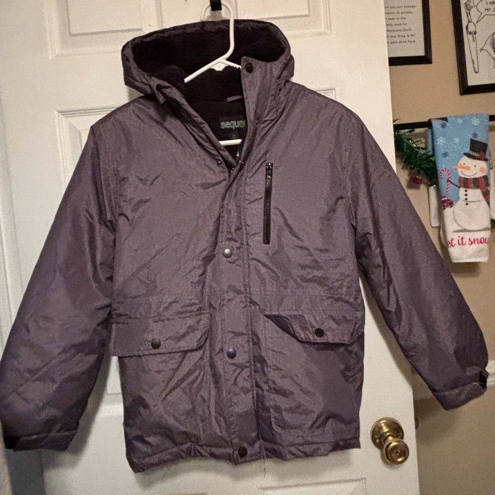 Sequoia Kids Puffer Jacket in Deep Purple